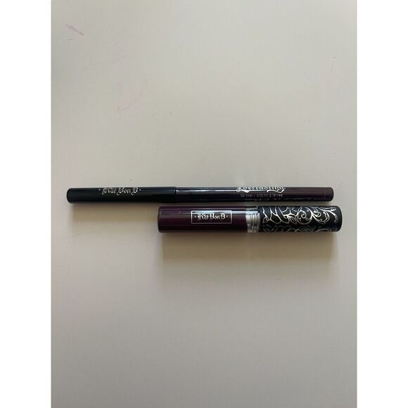 KVD Vegan Beauty Kat Von D Everlasting Liquid Lipstick & Lip Liner Set in Sinner - Picture 1 of 2